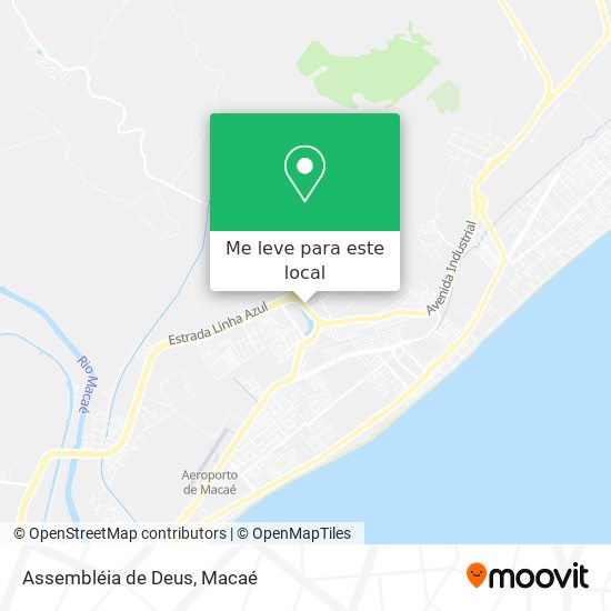 Assembléia de Deus mapa