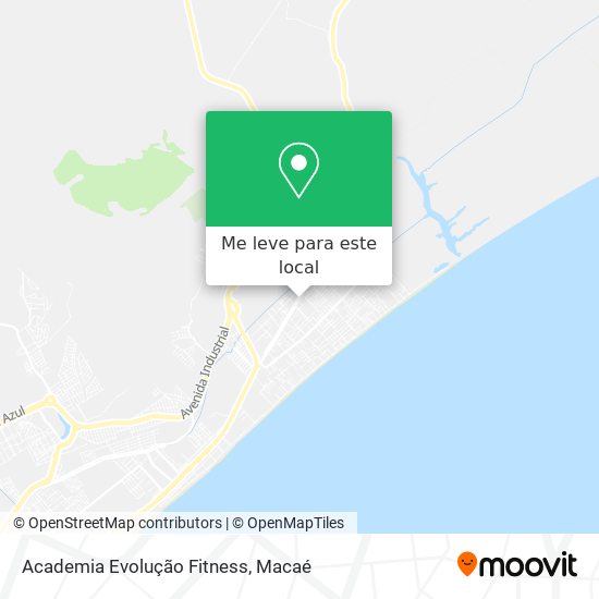 Academia Evolução Fitness mapa