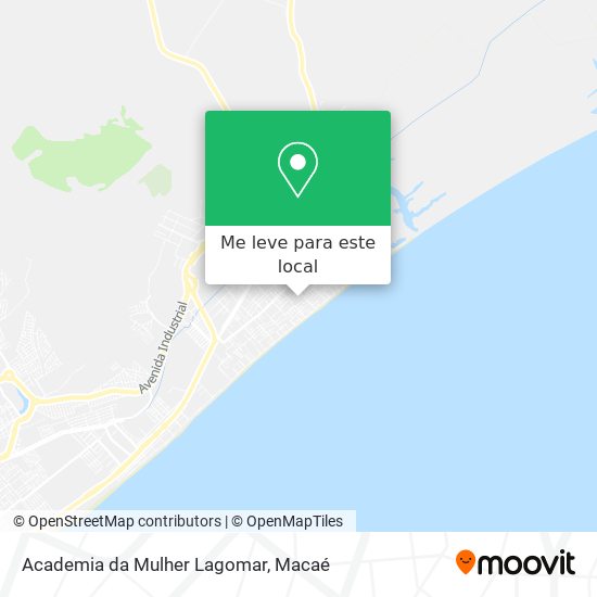 Academia da Mulher Lagomar mapa