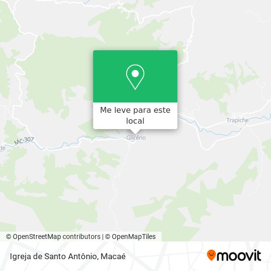Igreja de Santo Antônio mapa