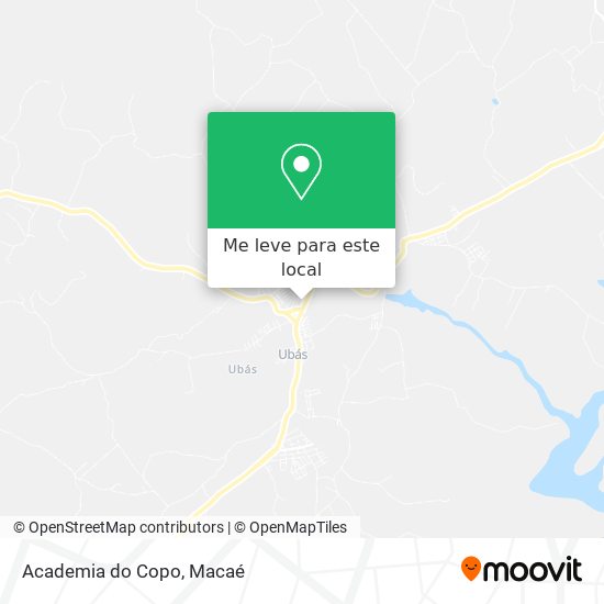 Academia do Copo mapa