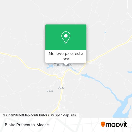 Bibita Presentes mapa