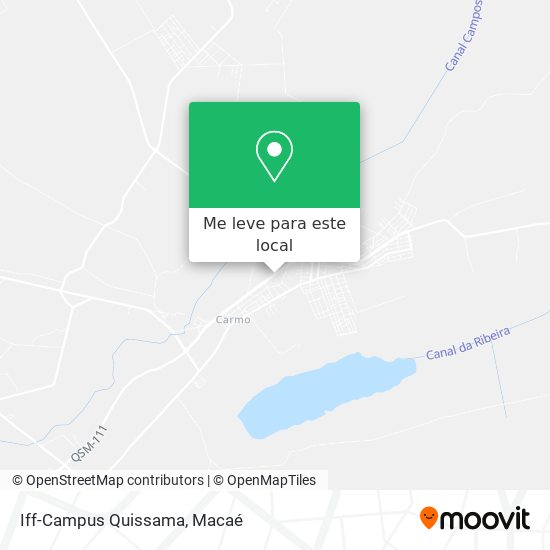 Iff-Campus Quissama mapa