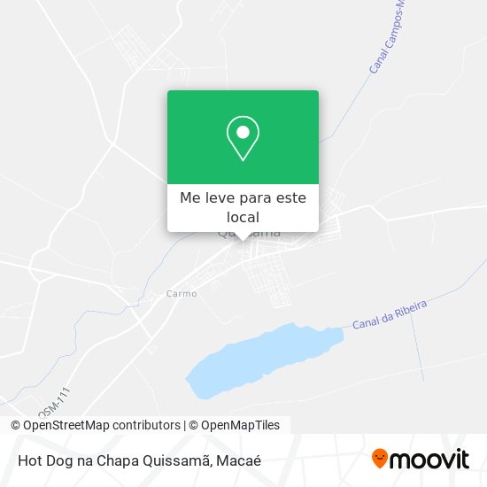 Hot Dog na Chapa Quissamã mapa
