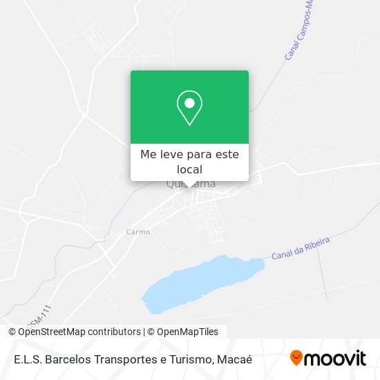 E.L.S. Barcelos Transportes e Turismo mapa