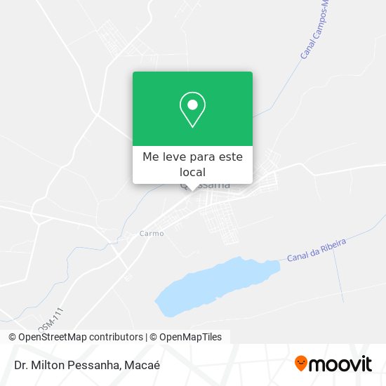 Dr. Milton Pessanha mapa