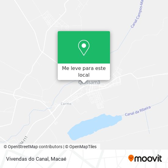 Vivendas do Canal mapa