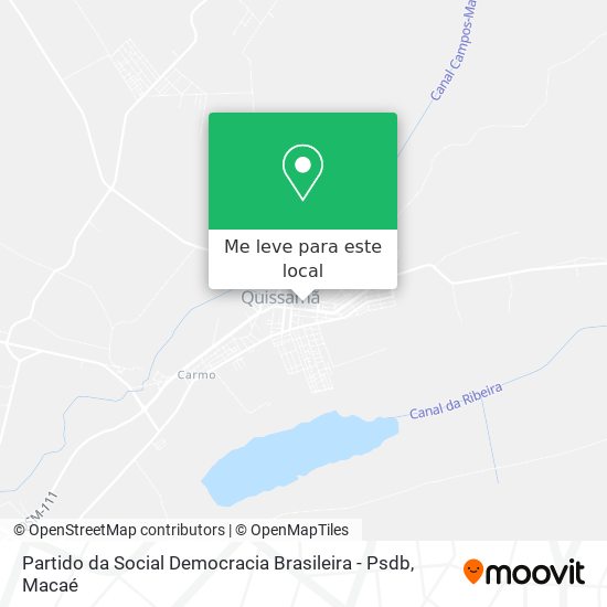 Partido da Social Democracia Brasileira - Psdb mapa