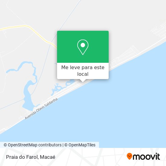 Praia do Farol mapa