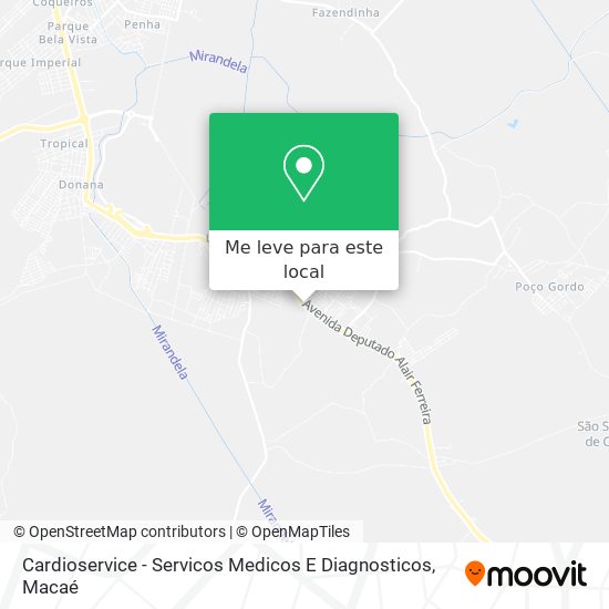 Cardioservice - Servicos Medicos E Diagnosticos mapa
