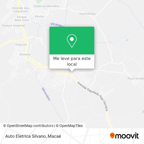 Auto Eletrica Silvano mapa