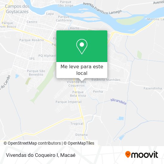 Vivendas do Coqueiro I mapa
