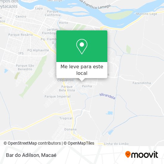 Bar do Adilson mapa
