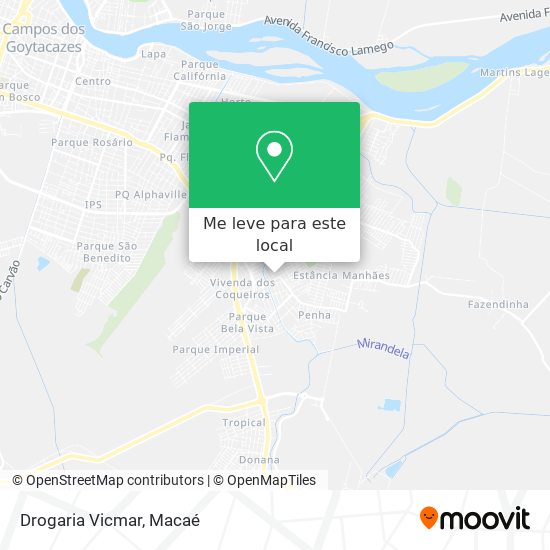 Drogaria Vicmar mapa