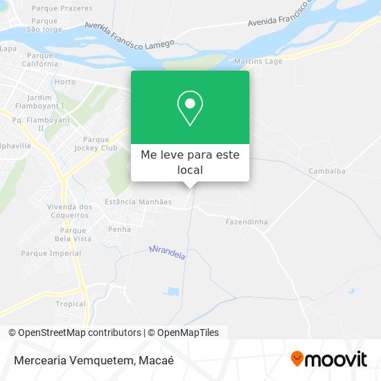 Mercearia Vemquetem mapa