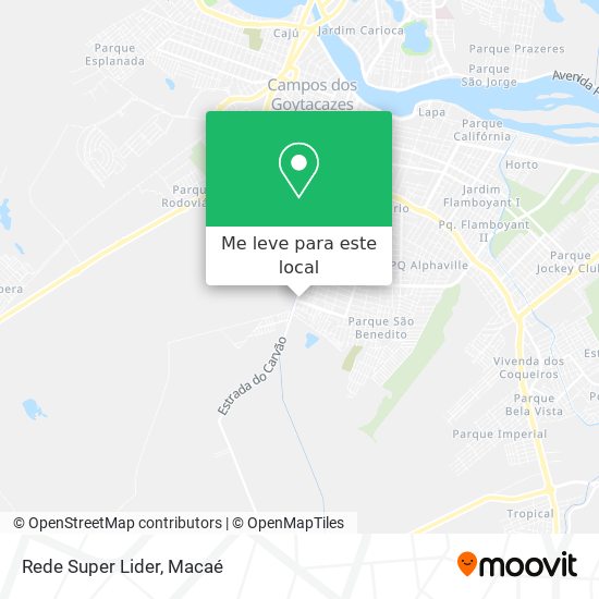 Rede Super Lider mapa