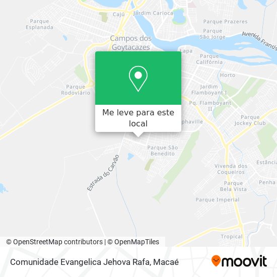 Comunidade Evangelica Jehova Rafa mapa