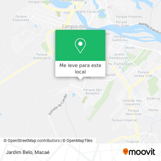 Jardim Belo mapa