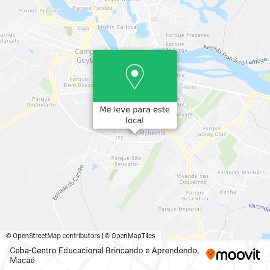 Ceba-Centro Educacional Brincando e Aprendendo mapa