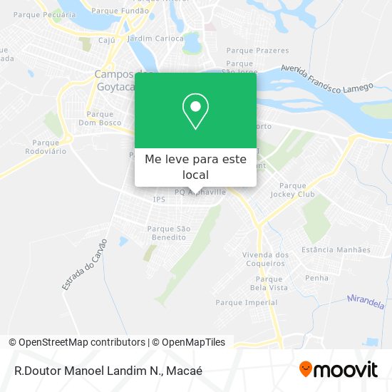 R.Doutor Manoel Landim N. mapa
