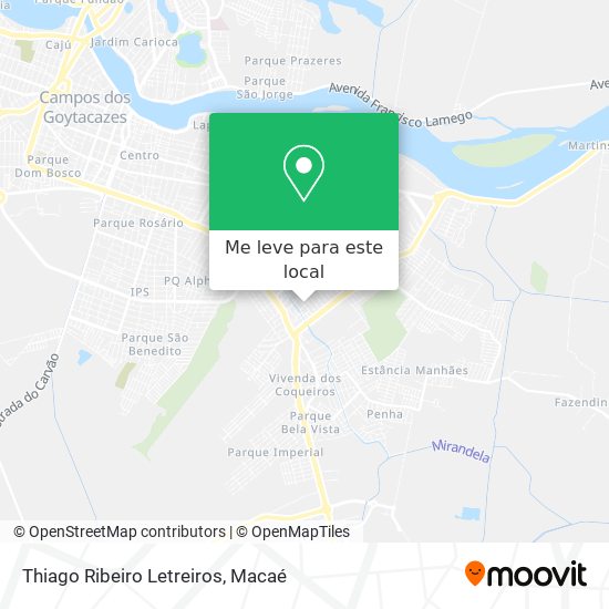 Thiago Ribeiro Letreiros mapa