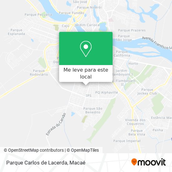 Parque Carlos de Lacerda mapa
