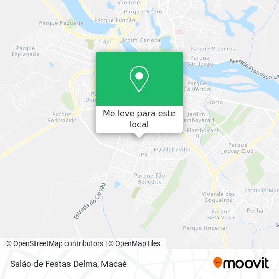 Salão de Festas Delma mapa