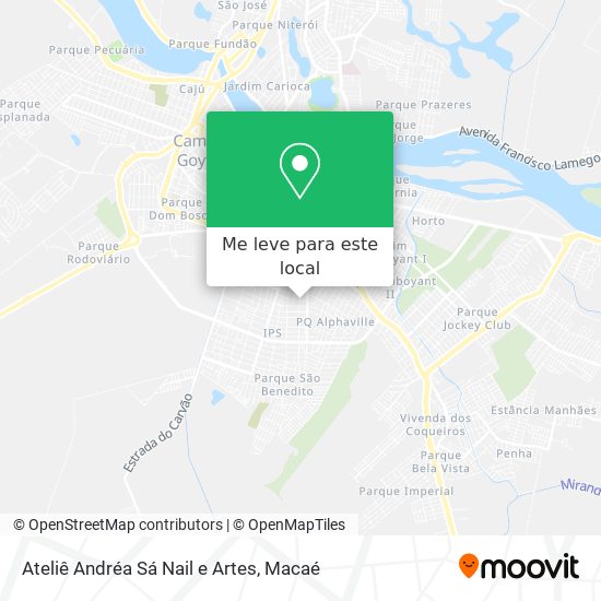 Ateliê Andréa Sá Nail e Artes mapa