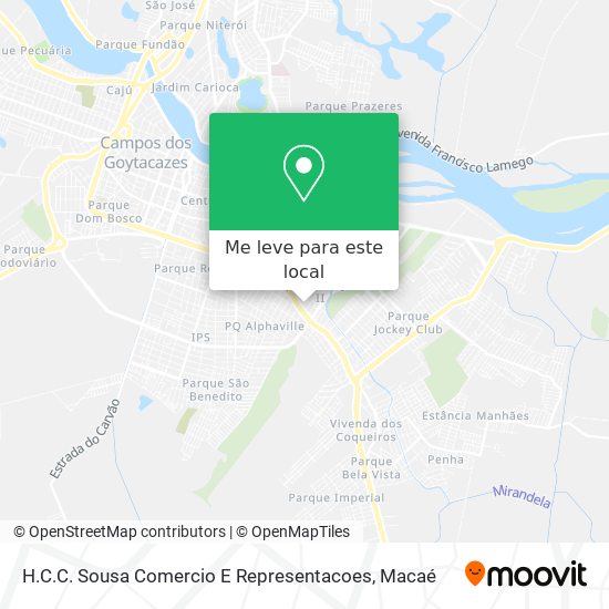 H.C.C. Sousa Comercio E Representacoes mapa