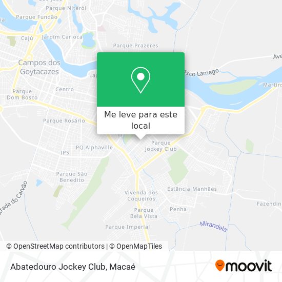 Abatedouro Jockey Club mapa