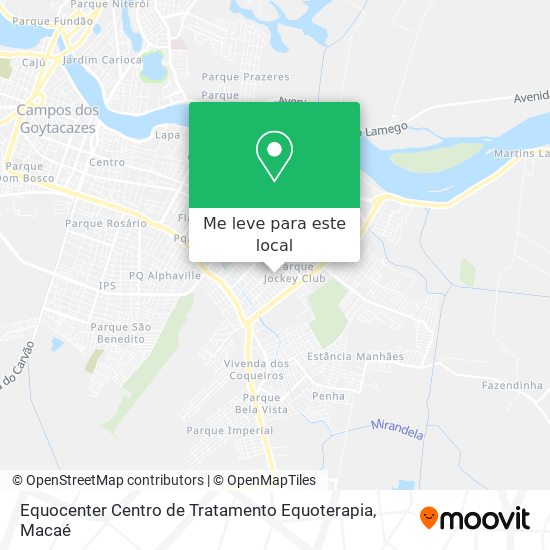 Equocenter Centro de Tratamento Equoterapia mapa