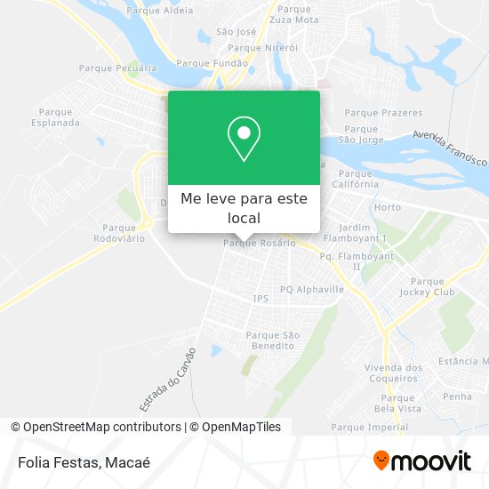 Folia Festas mapa