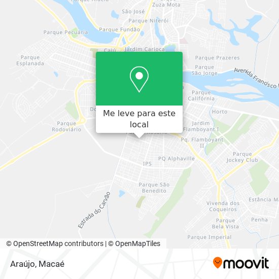Araújo mapa