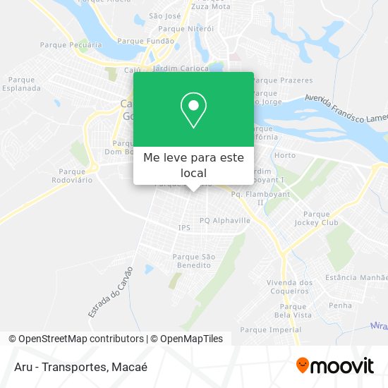 Aru - Transportes mapa