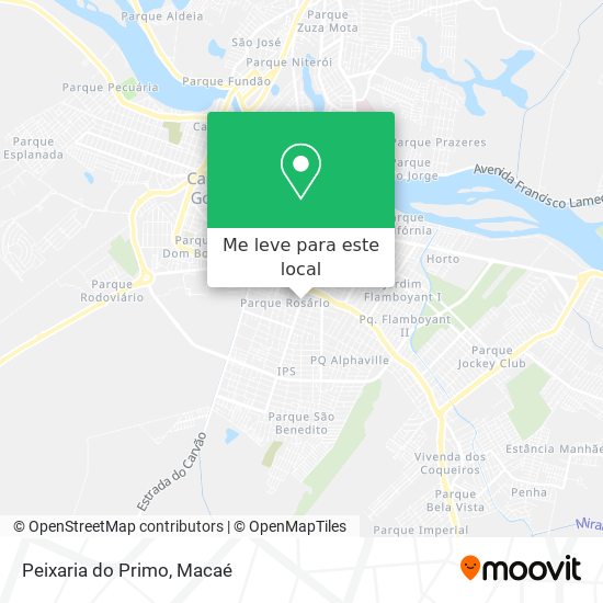 Peixaria do Primo mapa