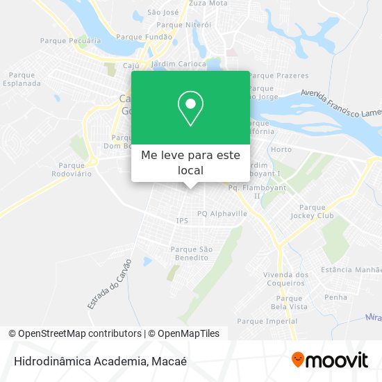 Hidrodinâmica Academia mapa