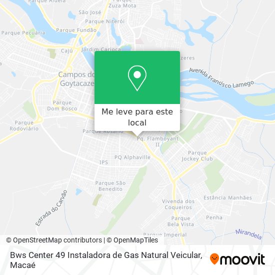 Bws Center 49 Instaladora de Gas Natural Veicular mapa