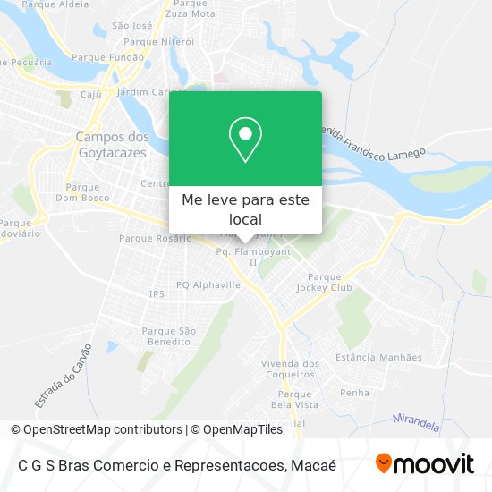 C G S Bras Comercio e Representacoes mapa