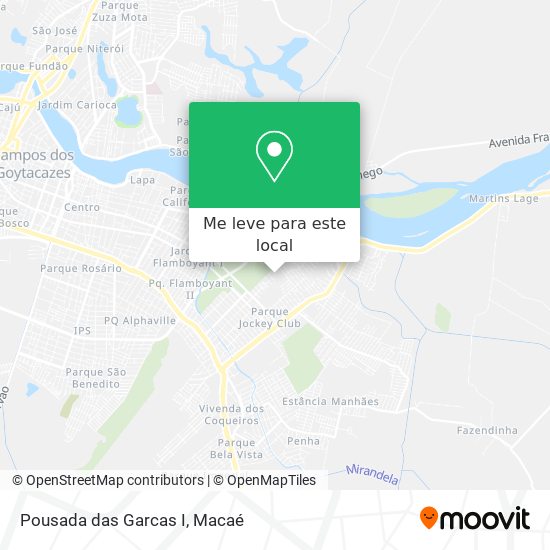 Pousada das Garcas I mapa