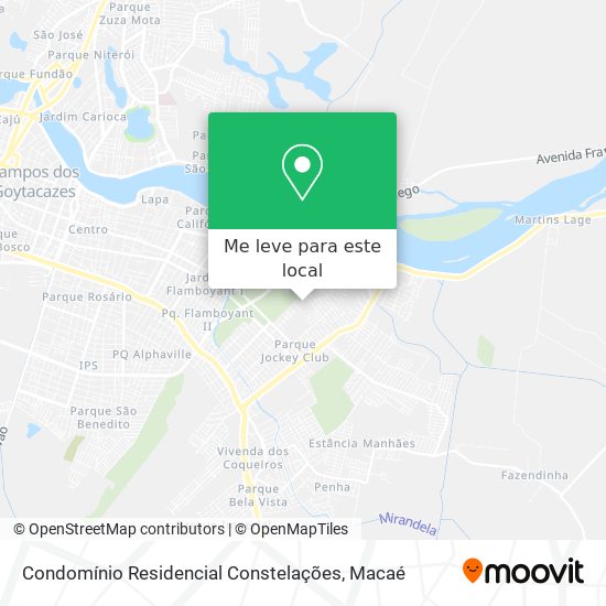Condomínio Residencial Constelações mapa