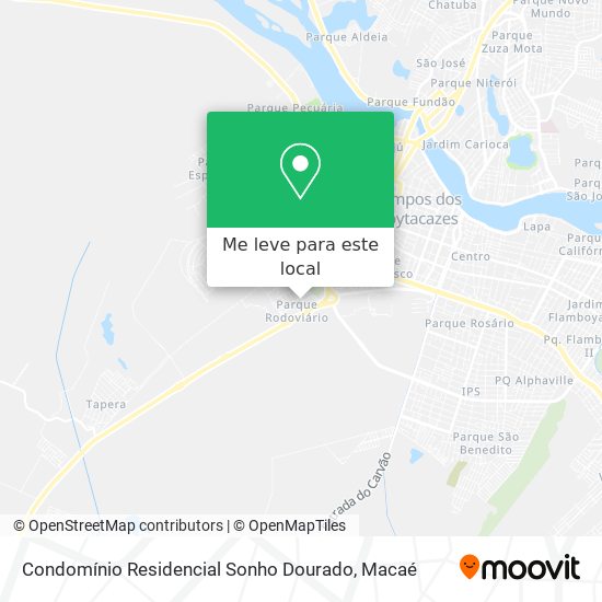 Condomínio Residencial Sonho Dourado mapa