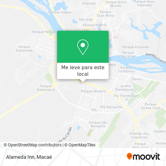 Alameda Inn mapa