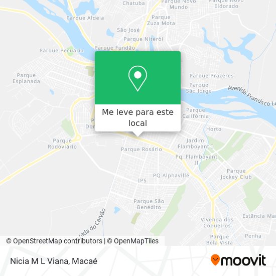 Nicia M L Viana mapa