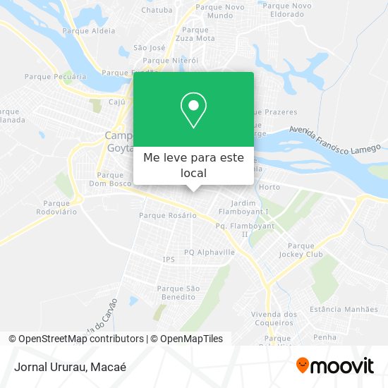 Jornal Ururau mapa