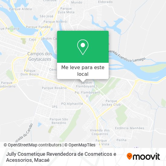 Jully Cosmetique Revendedora de Cosmeticos e Acessorios mapa