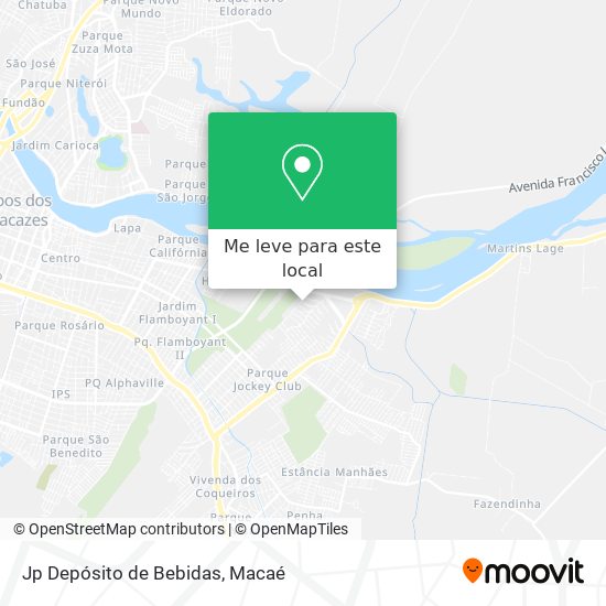 Jp Depósito de Bebidas mapa