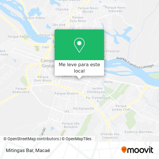 Mitingas Bar mapa