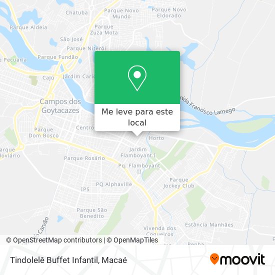 Tindolelê Buffet Infantil mapa