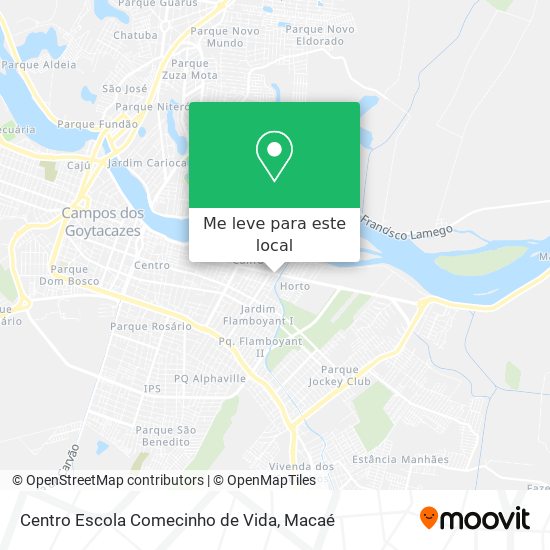 Centro Escola Comecinho de Vida mapa