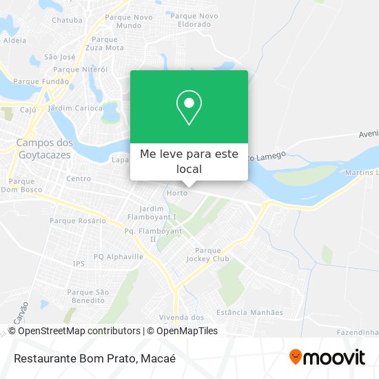 Restaurante Bom Prato mapa